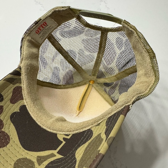 June Lake Brewing Camo Mesh Adjustable Unisex Trucker Baseball Cap Hat one size - Picture 3 of 6